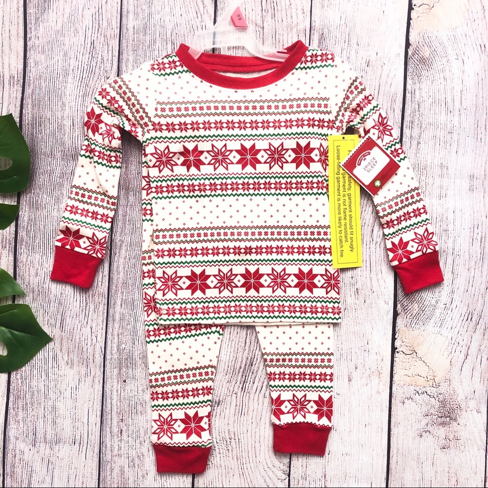 Holiday Time Snowflake PJs New